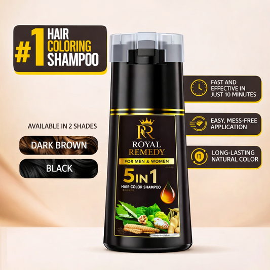 Royal Remedy 5 In 1 Hair Color Shampoo