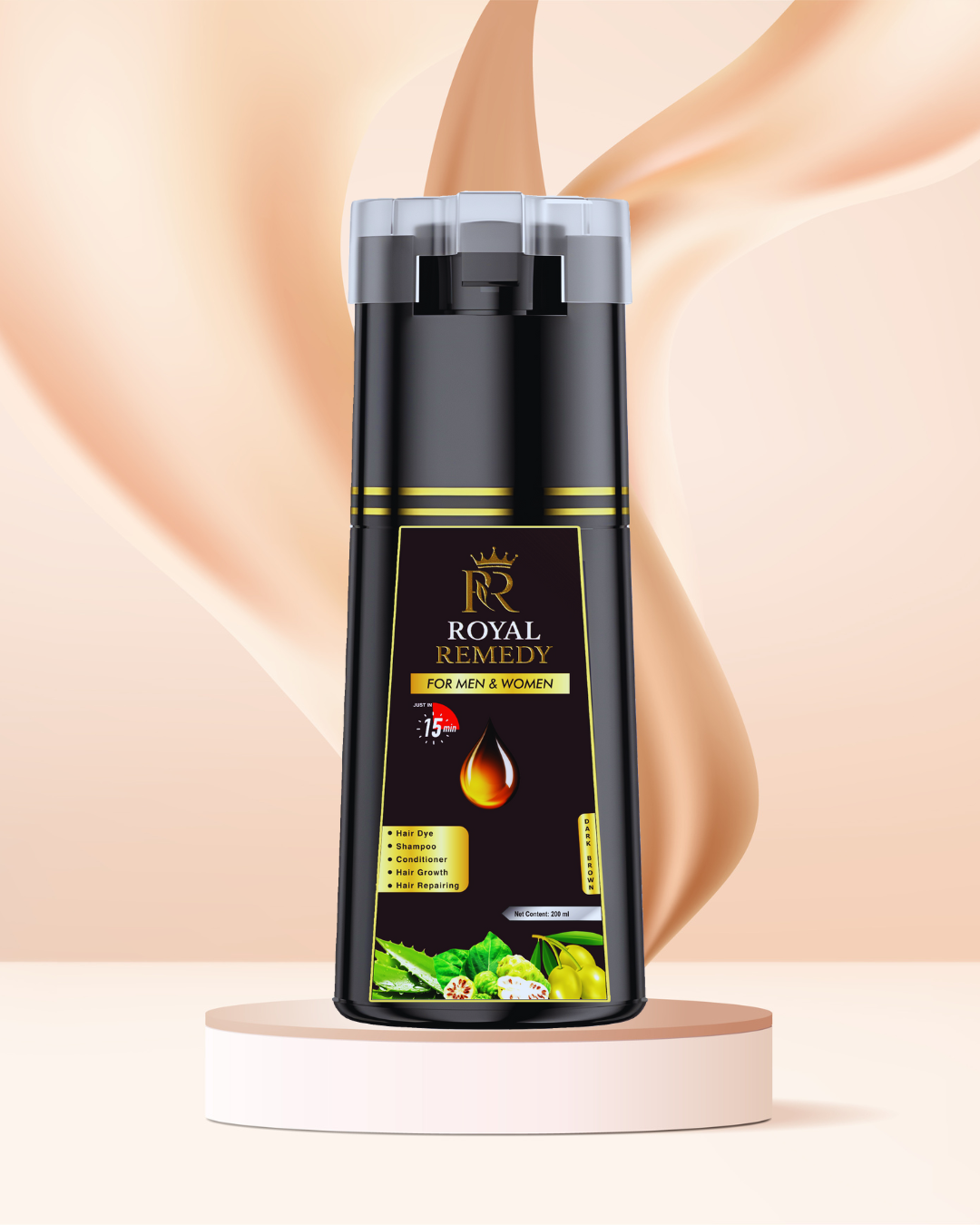 Royal Remedy 5 In 1 Hair Color Shampoo